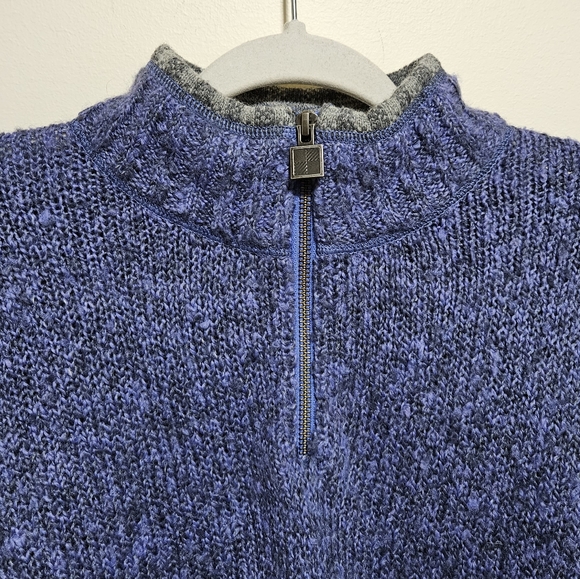 Woolrich Blue Vintage 90's Zip Pullover - Picture 5 of 5